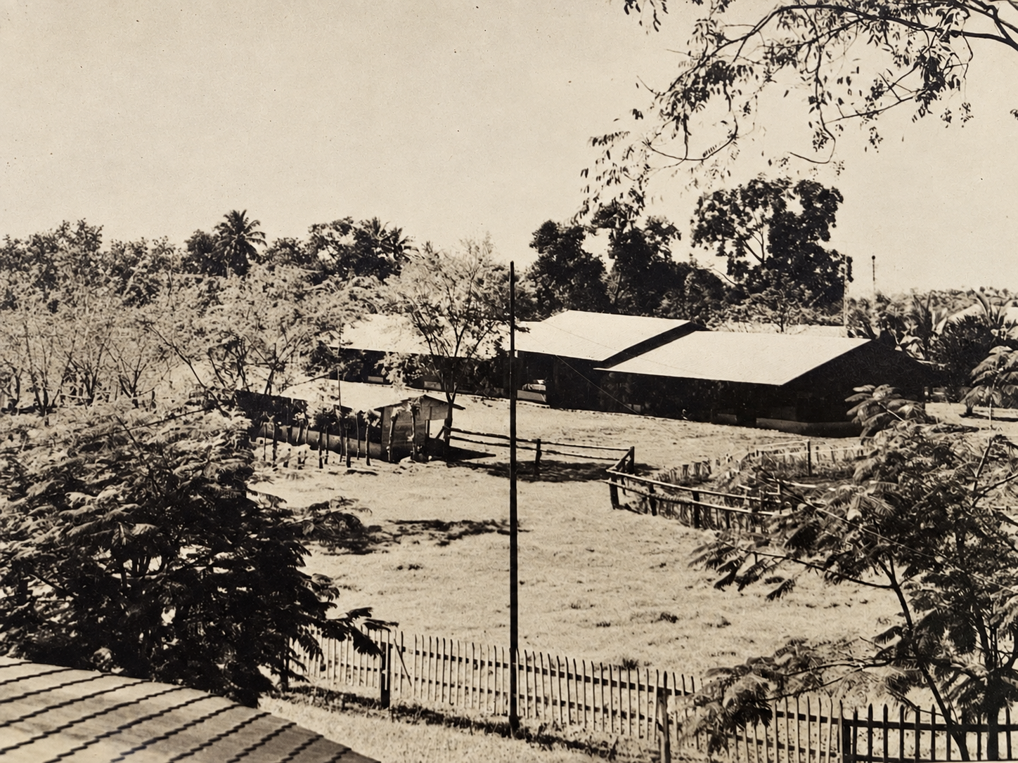 Vista histórica de las instalaciones de Haras San Miguel